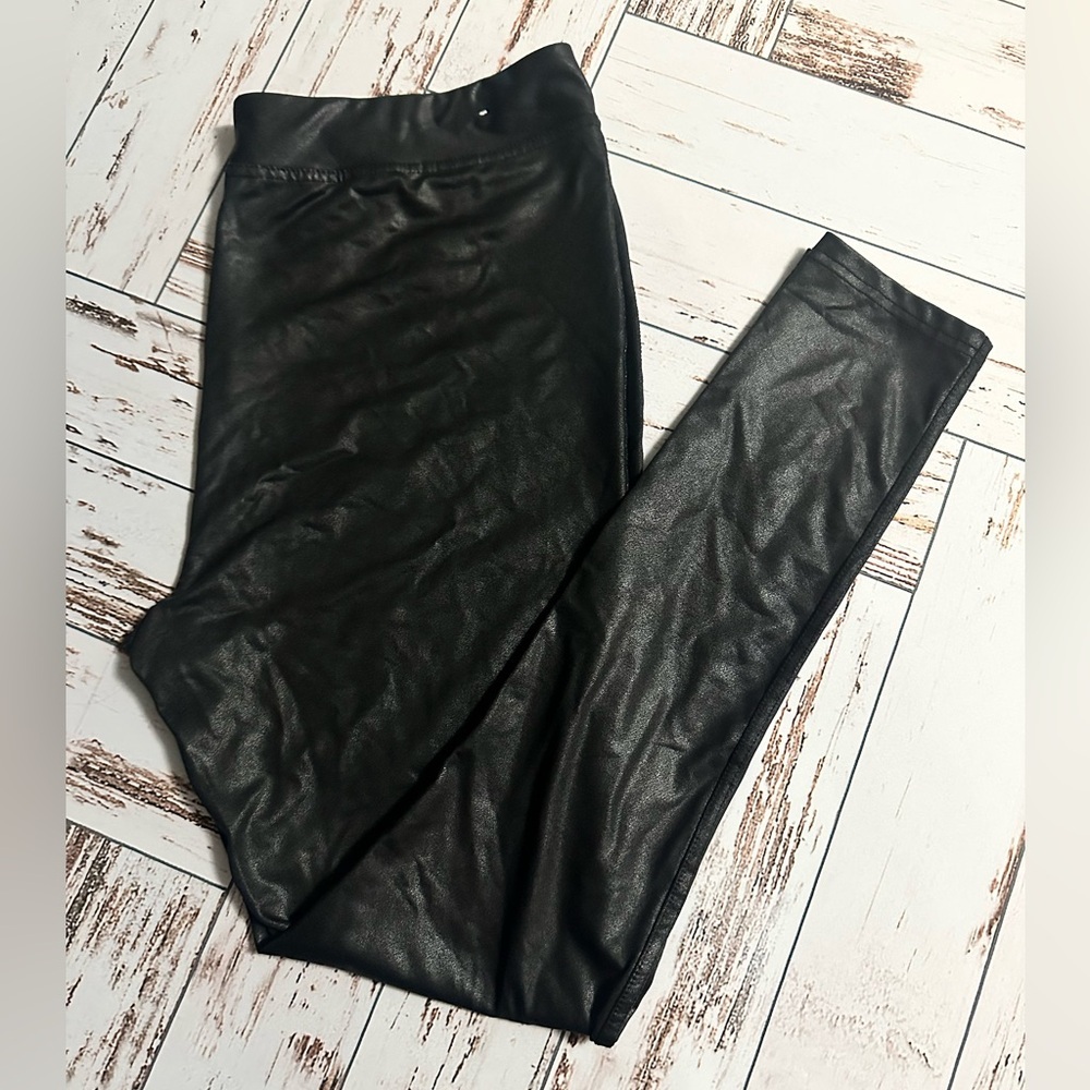 Sierra Faux Leather Leggings Black XL